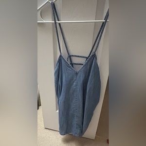 Jean tank top